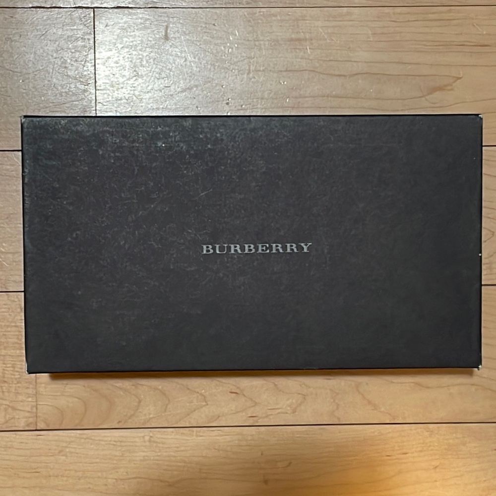 BURBERRY Empty shoe handbag storage gift box black logo